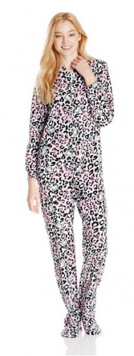 Hello Kitty Women's Fair Isle-Print Footed Jumpsuit